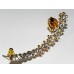 512503-201  CRYSTAL EAR CUFF IN GOLD