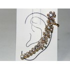 512503-201  CRYSTAL EAR CUFF IN GOLD