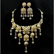511126-201 Crystal Rhinestone Necklace Set