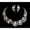 511209-101AB Classique Necklace Pearls Set & Ring