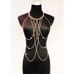 511215-201 Body Chain & Synthetic Pearl