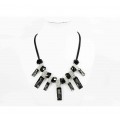 511256-129 Black Charcoal Necklace