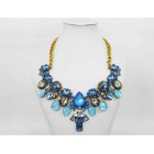 511264-119  Mutli Blue  Necklace