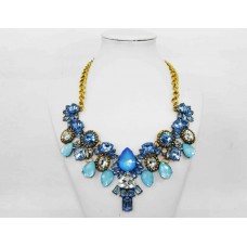 511264-119  Mutli Blue  Necklace
