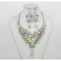 511268-101AB  Crystal Necklace Set