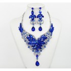 511268-115 Royal Blue Necklace Set