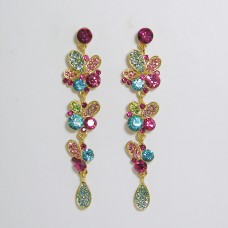 512320 multi in gold earring