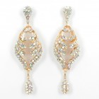 512368 Clear Crystal in Ross Gold Earring