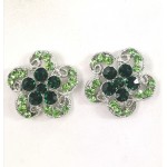 512326 Emerald Earring in Silver