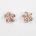 512334 Clear in Rose Gold Earring