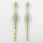  512344-201 Clear AB in Gold Earring