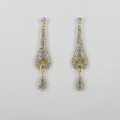 512345 Clear in Gold Crystal Earring