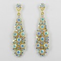 512361-201AB  Clear  in Gold Earring