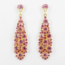512361-209  Pink in Gold Earring