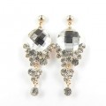 512371 Clear Crystal Earring in Rose Gold