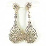512382-201 Clear Crystal Earring in Gold