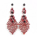 512383-107 Red Crystal Earring