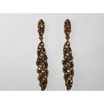 512384-201 Clear Crystal Earring in Gold