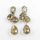 512385-108 Crystal Earring in Silver 