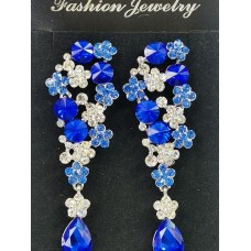 512434-115 Royal Blue Earring in Silver