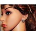 512500-101 Crystal Silver with Pearl Earring