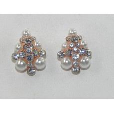 512525-401 Rose Earring & Pearls