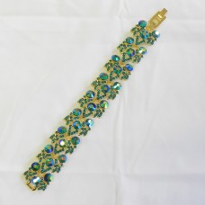 513027 blue in gold  bracelet