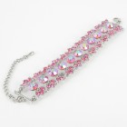 513080 Pink Bracelet in Silver