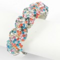 514158 Multicolor crystal bangle
