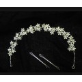 516104-101 Silver Bridal Hair Accessories
