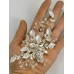 516112-101 Crystal Bridal Hair Piece & Clip 