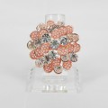517309 Clear in Rose Gold Ring