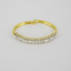 514153 clear in gold crystal bangle