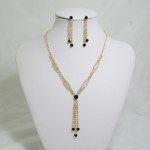 591215-202 Black Necklace in Gold