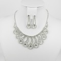 591386 Silver Necklace Set