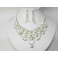 591464-101  NECKLACE SET WITH PEARL