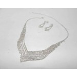 591473-101 Clear Crystal Necklace Set