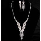591498-101 Fashion Silver Necklace Set