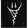 591504-101 New Fashion Silver Necklace Set