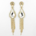 592358-201 Clear Crystal in Gold Earring