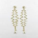 592368-201 Crystal Earring in Gold
