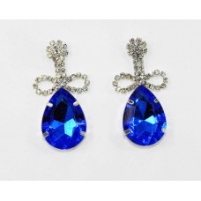 592372-115 Royal Blue Earring in Silver