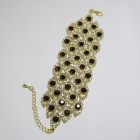 593076 brown in gold bracelet