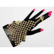 593169-201   Gold Ring Bracelet