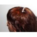 596150-101 Silver Hair Comb & Pearls