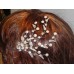 716321 Silver Hair Comb & Pearls