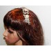 716338-101  Crystal  Hair Comb & Pearls