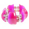 893051 Crystal beads Resin Bracelet 