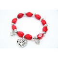 893065  Red Bead Bracelet