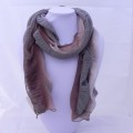 991020 brown scarf